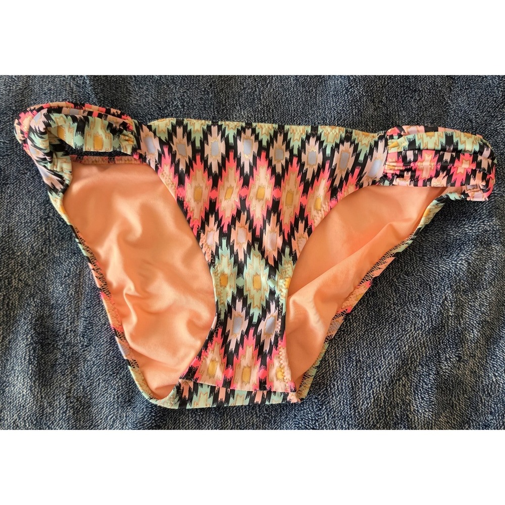 Victoria's Secret Bikini Bottoms Geometric Multicolor Boho Resort Swim